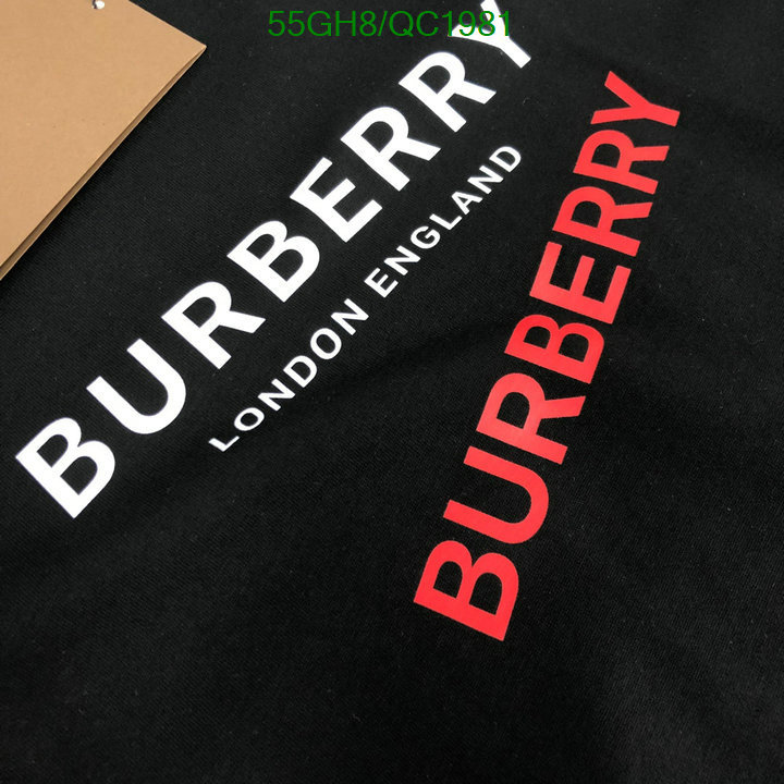 Burberry-Clothing Code: QC1981 $: 55USD