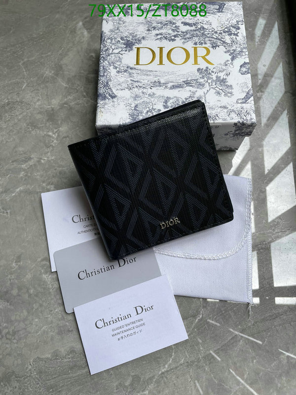 Dior-Wallet-Mirror Quality Code: ZT8088 $: 79USD