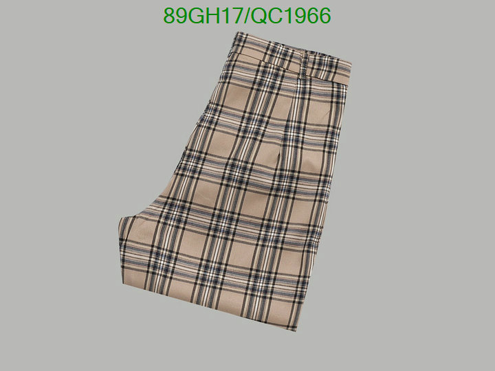 Burberry-Clothing Code: QC1966 $: 89USD