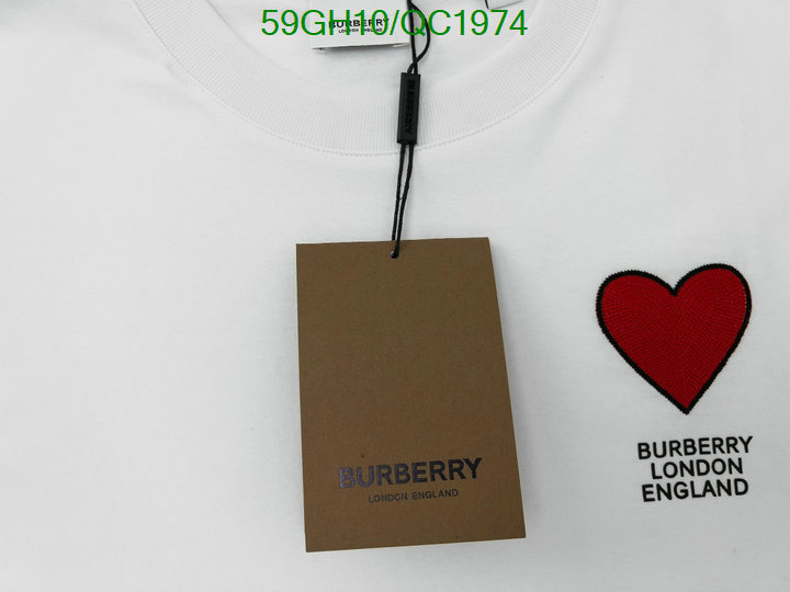 Burberry-Clothing Code: QC1974 $: 59USD