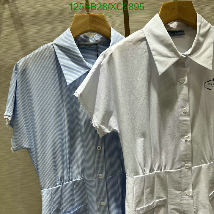 Prada-Clothing Code: XC9895 $: 125USD