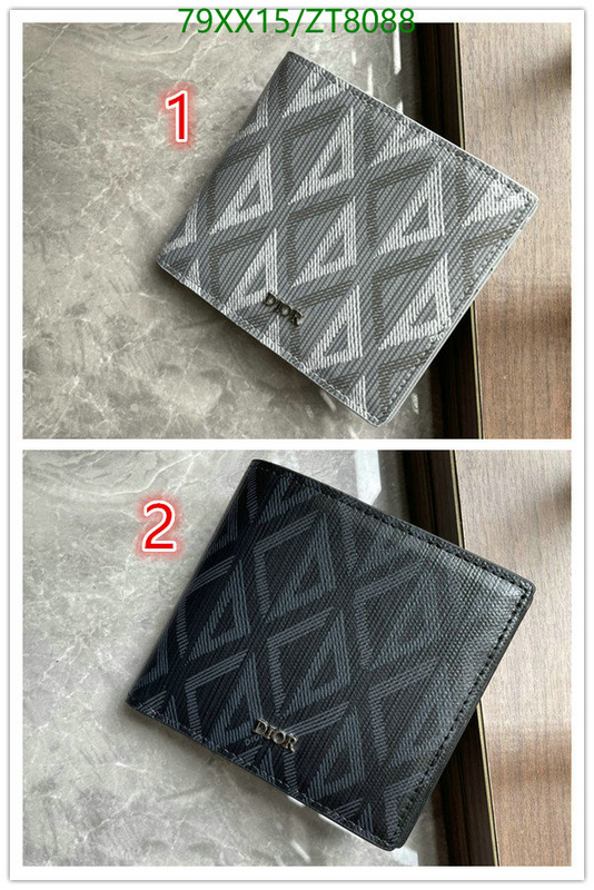 Dior-Wallet-Mirror Quality Code: ZT8088 $: 79USD