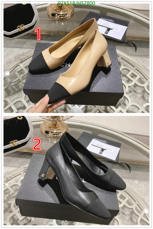 Chanel-Women Shoes Code: HS7800 $: 92USD