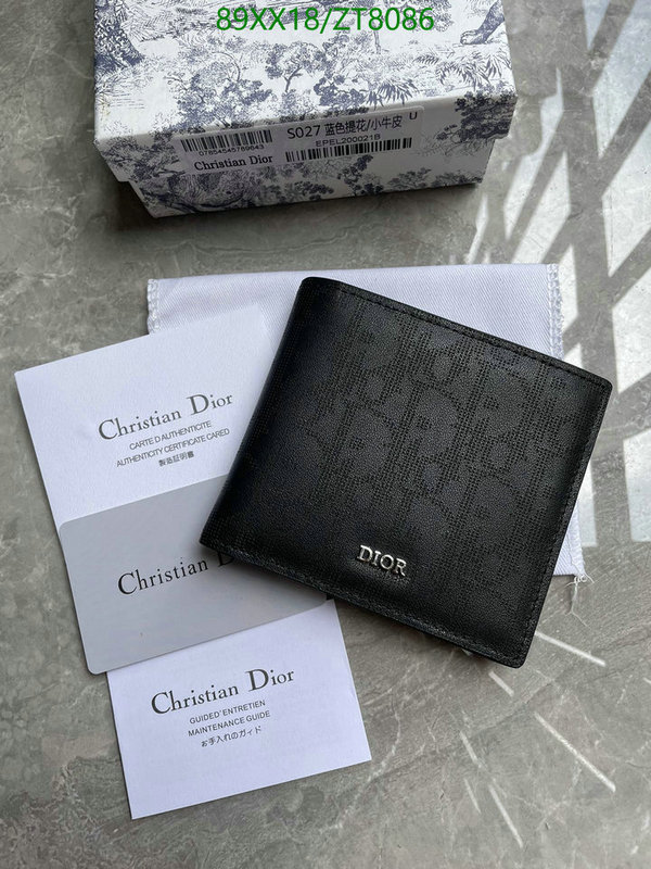 Dior-Wallet-Mirror Quality Code: ZT8086 $: 89USD