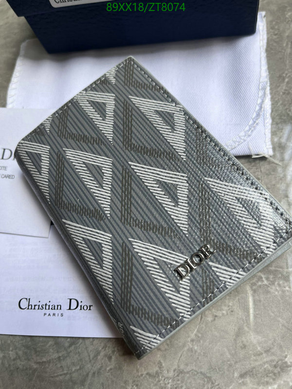 Dior-Wallet-Mirror Quality Code: ZT8074 $: 89USD