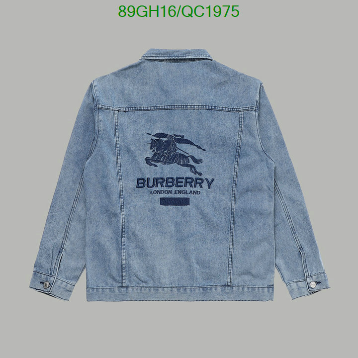 Burberry-Clothing Code: QC1975 $: 89USD