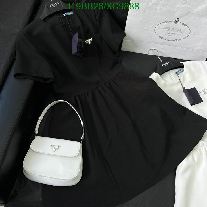 Prada-Clothing Code: XC9888 $: 119USD