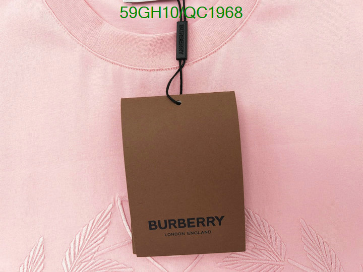 Burberry-Clothing Code: QC1968 $: 59USD