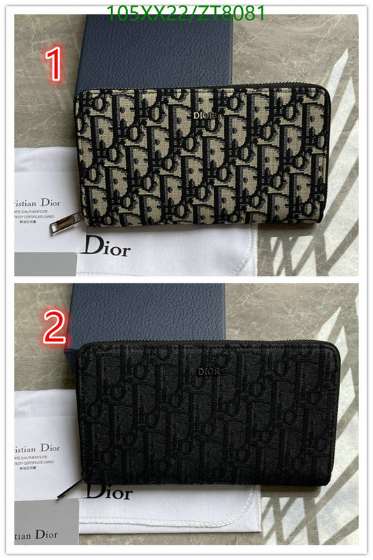 Dior-Wallet-Mirror Quality Code: ZT8081 $: 105USD