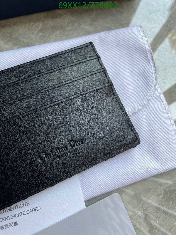 Dior-Wallet-Mirror Quality Code: ZT8092 $: 69USD