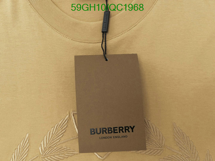 Burberry-Clothing Code: QC1968 $: 59USD