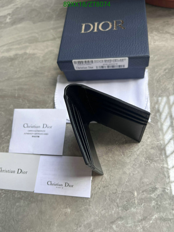 Dior-Wallet-Mirror Quality Code: ZT8074 $: 89USD