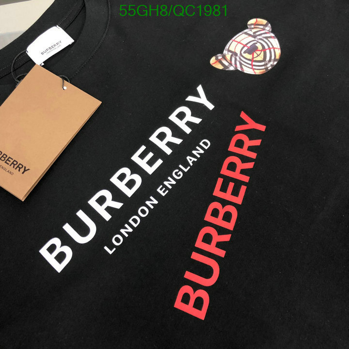 Burberry-Clothing Code: QC1981 $: 55USD