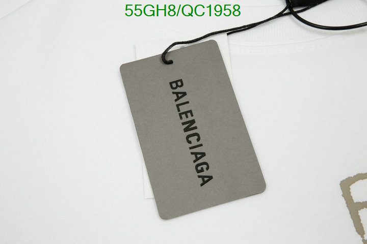 Balenciaga-Clothing Code: QC1958 $: 55USD