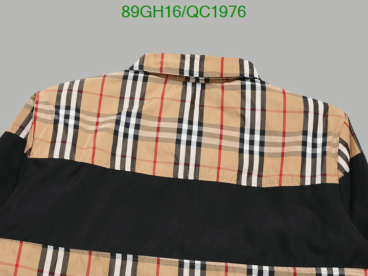 Burberry-Clothing Code: QC1976 $: 89USD