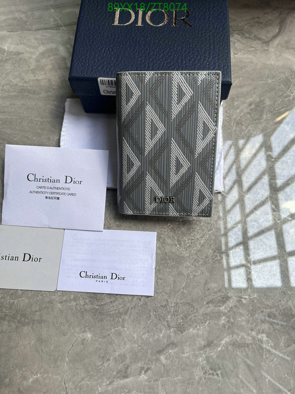 Dior-Wallet-Mirror Quality Code: ZT8074 $: 89USD