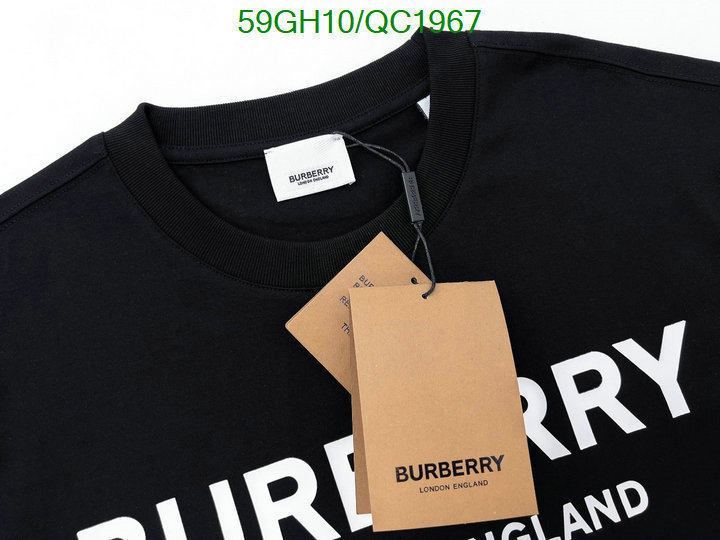 Burberry-Clothing Code: QC1967 $: 59USD