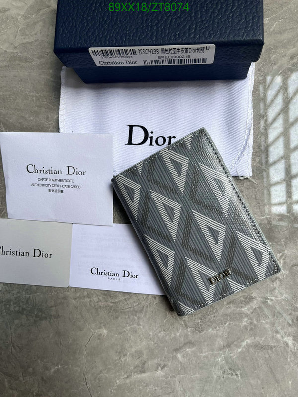 Dior-Wallet-Mirror Quality Code: ZT8074 $: 89USD