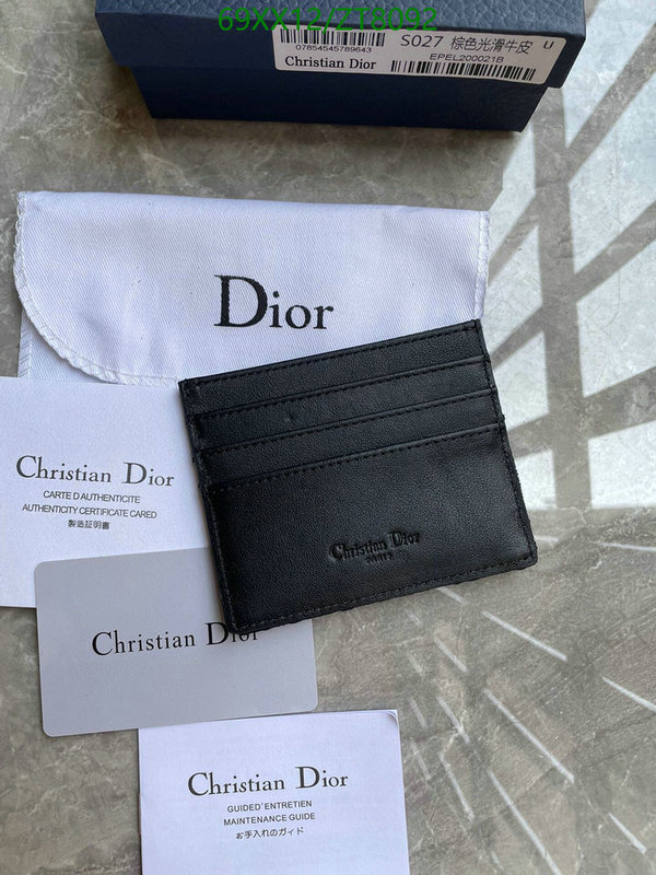 Dior-Wallet-Mirror Quality Code: ZT8092 $: 69USD