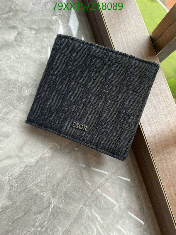 Dior-Wallet-Mirror Quality Code: ZT8089 $: 79USD