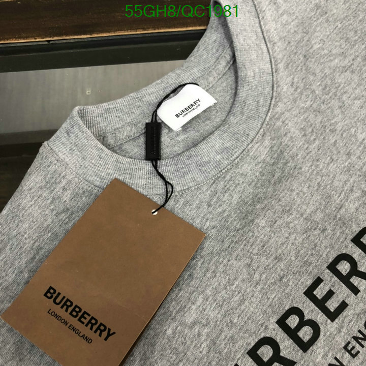 Burberry-Clothing Code: QC1981 $: 55USD