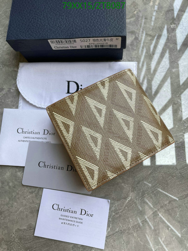 Dior-Wallet-Mirror Quality Code: ZT8087 $: 79USD