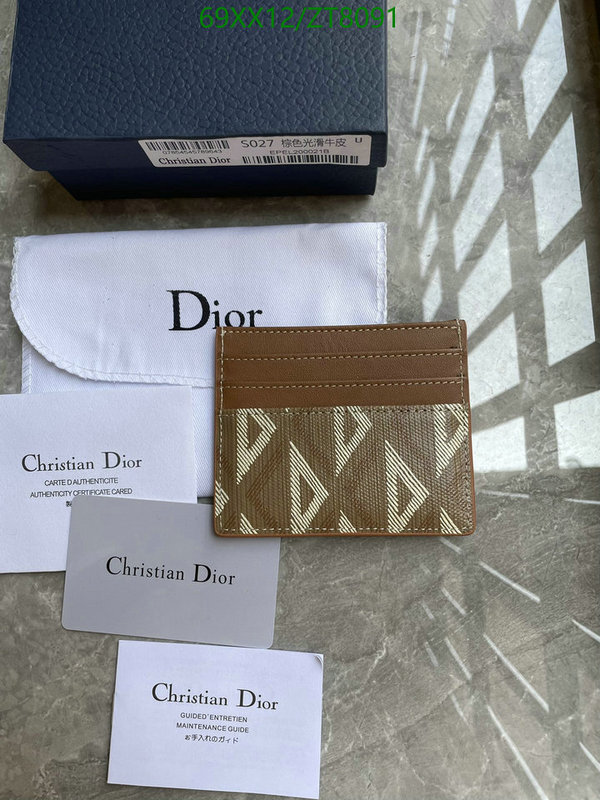 Dior-Wallet-Mirror Quality Code: ZT8091 $: 69USD