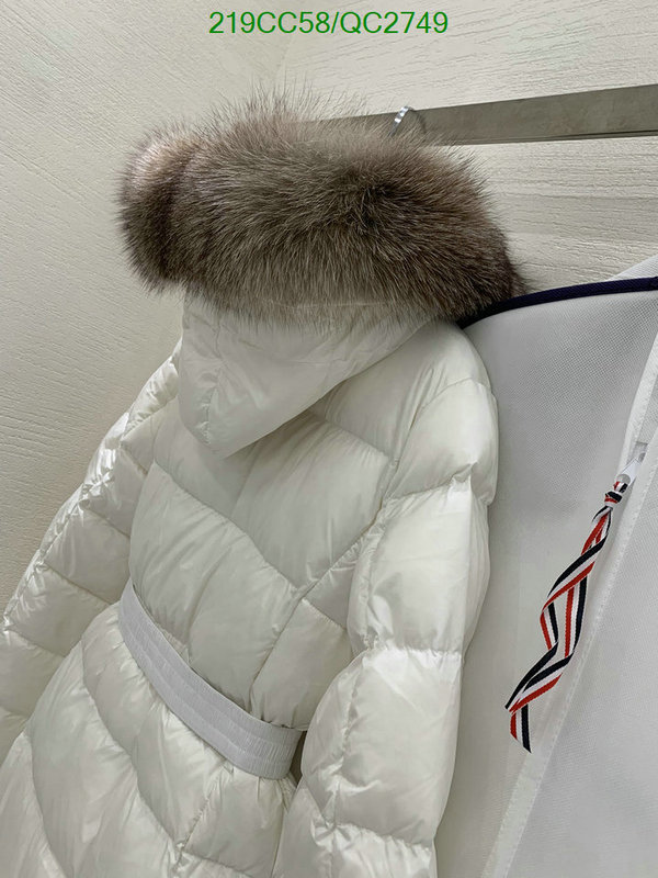 Moncler-Down jacket Women Code: QC2749 $: 219USD