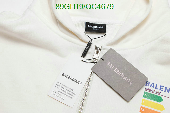 Balenciaga-Clothing Code: QC4679 $: 89USD