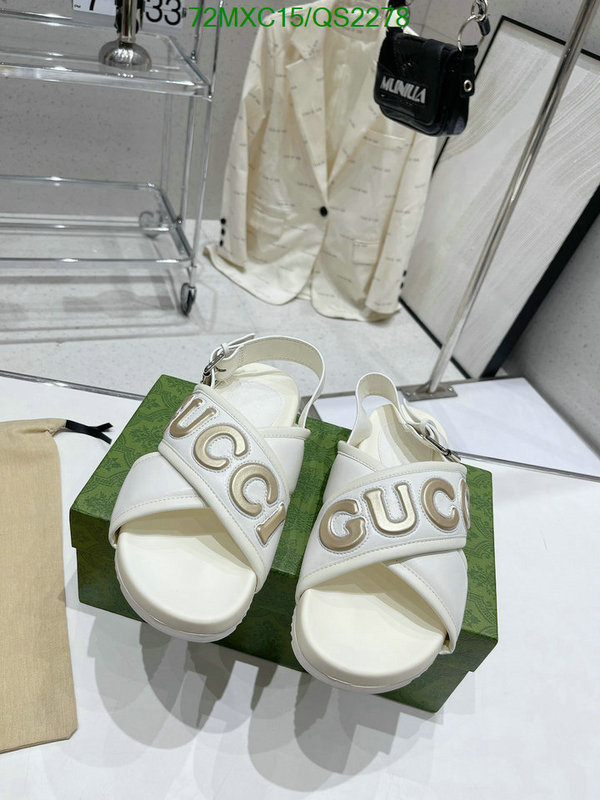 Gucci-Women Shoes Code: QS2278 $: 72USD