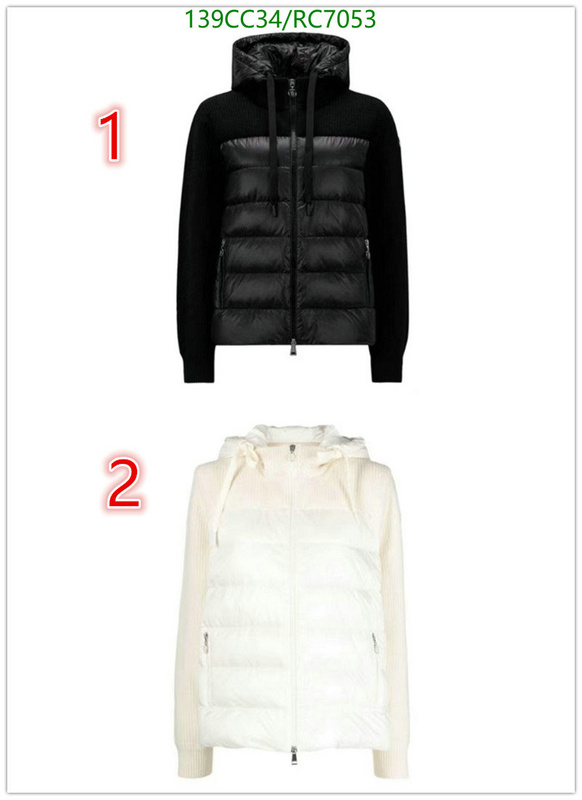 Moncler-Down jacket Women Code: RC7053 $: 139USD