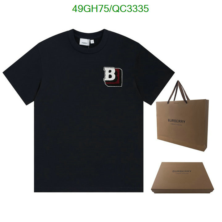Burberry-Clothing Code: QC3335 $: 49USD