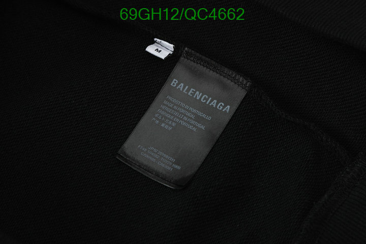 Balenciaga-Clothing Code: QC4662 $: 69USD