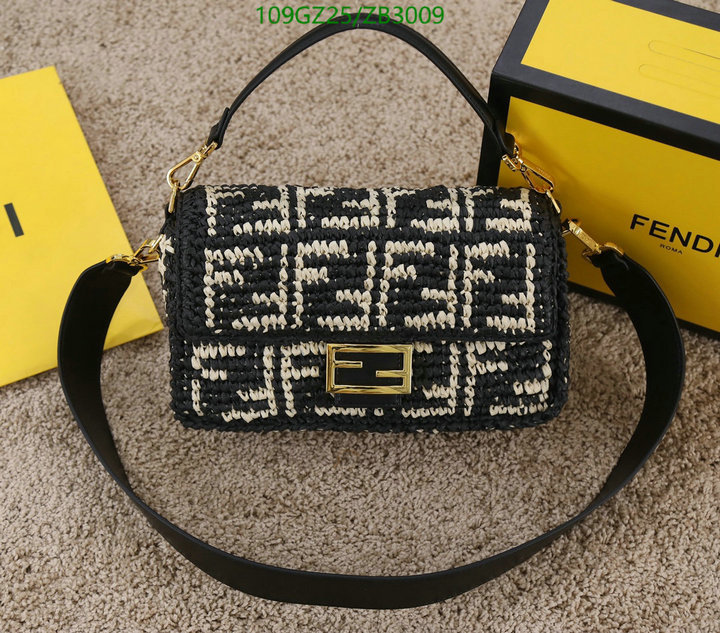 Baguette-Fendi Bag(4A) Code: ZB3009 $: 109USD