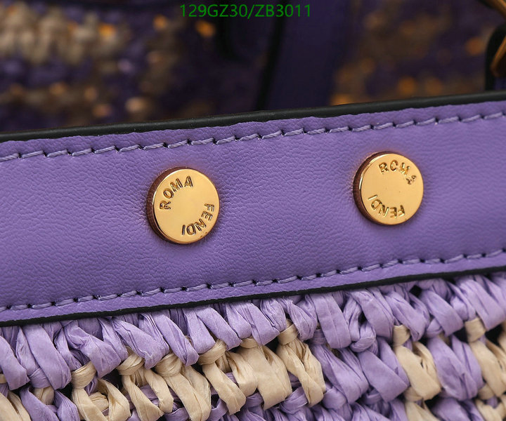Handbag-Fendi Bag(4A) Code: ZB3011 $: 129USD