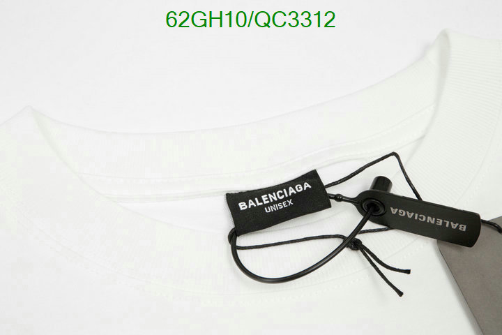 Balenciaga-Clothing Code: QC3312 $: 62USD