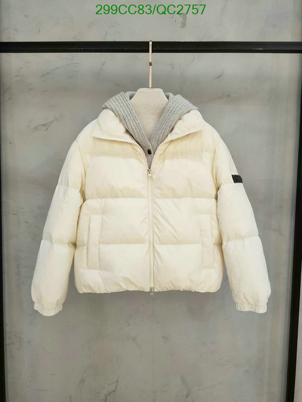 Brunello Cucinelli-Down jacket Women Code: QC2757 $: 299USD