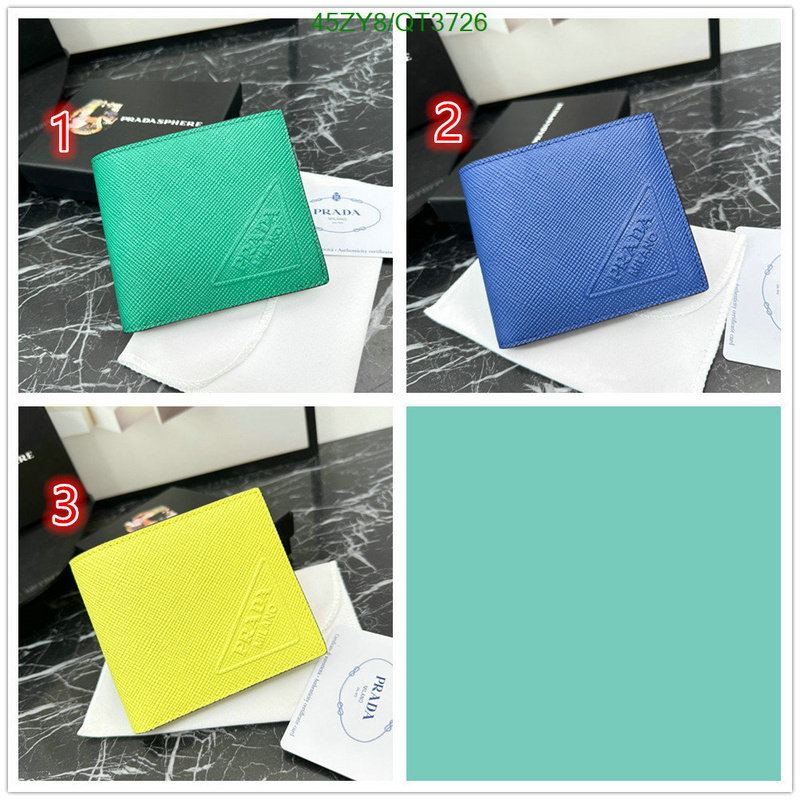 Prada-Wallet-4A Quality Code: QT3726 $: 45USD