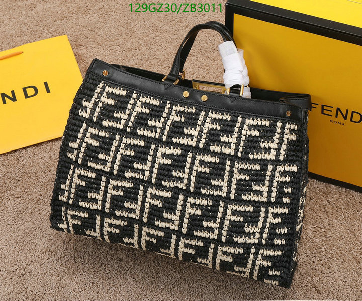 Handbag-Fendi Bag(4A) Code: ZB3011 $: 129USD