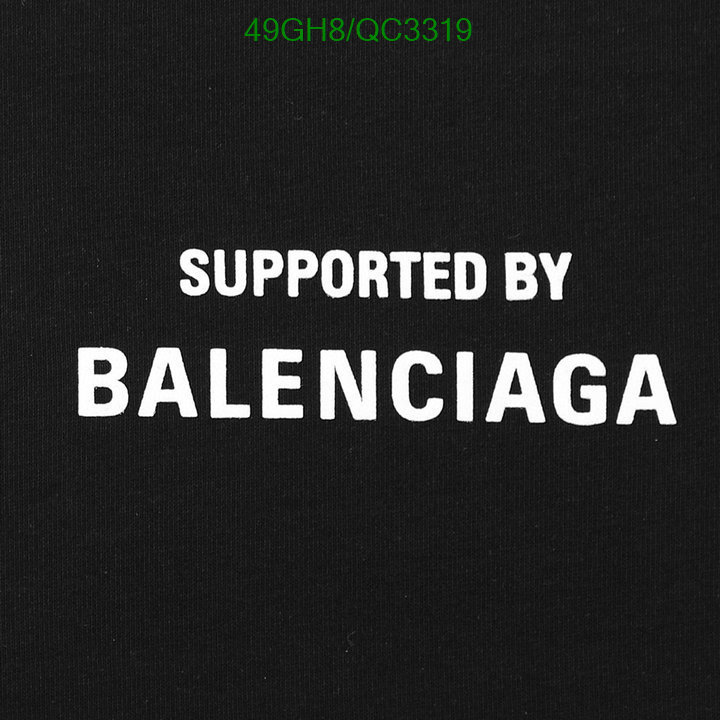 Balenciaga-Clothing Code: QC3319 $: 49USD