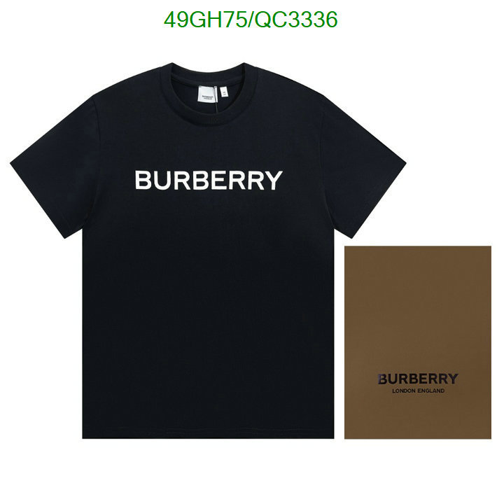 Burberry-Clothing Code: QC3336 $: 49USD
