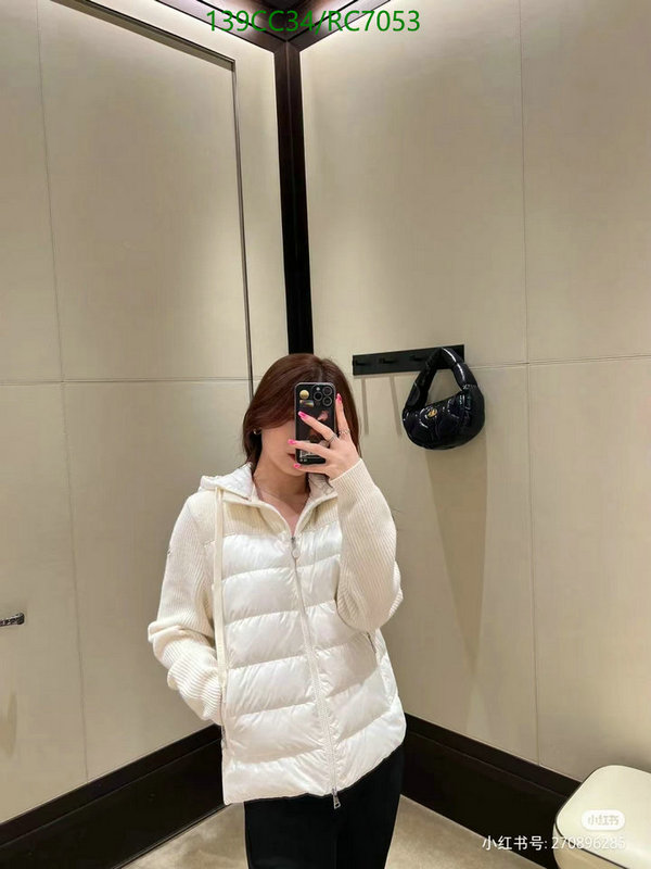 Moncler-Down jacket Women Code: RC7053 $: 139USD