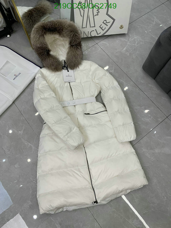 Moncler-Down jacket Women Code: QC2749 $: 219USD