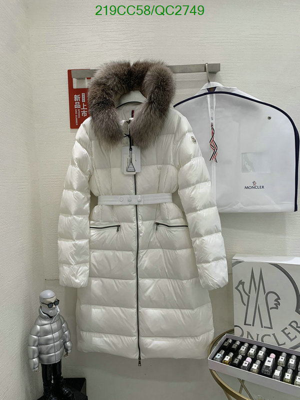 Moncler-Down jacket Women Code: QC2749 $: 219USD