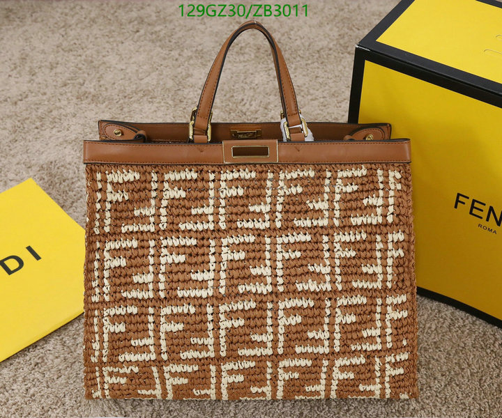 Handbag-Fendi Bag(4A) Code: ZB3011 $: 129USD