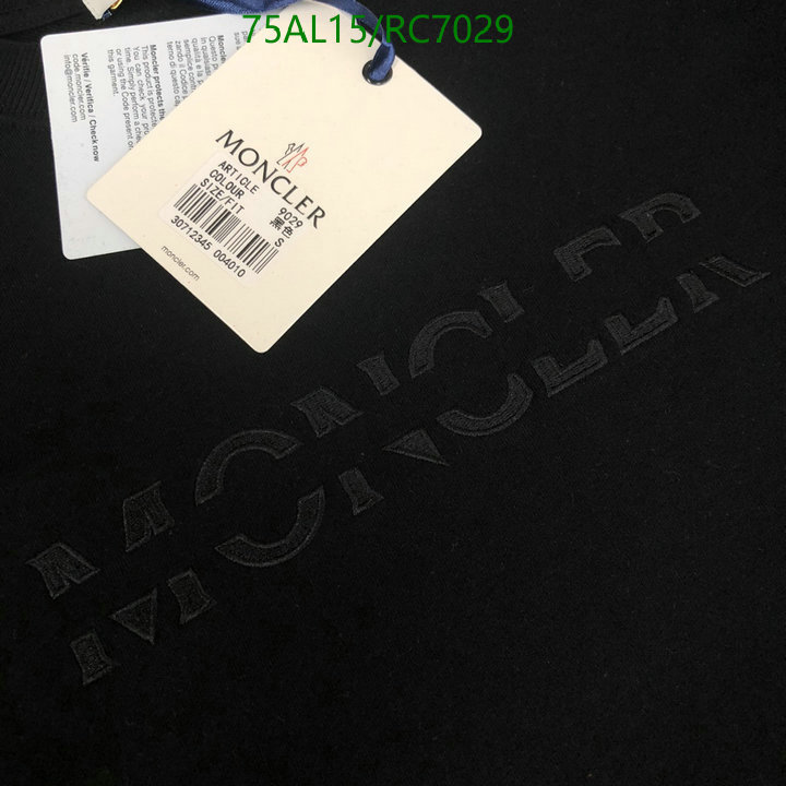 Moncler-Clothing Code: RC7029 $: 75USD