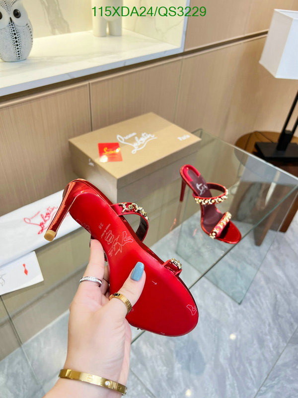 Christian Louboutin-Women Shoes Code: QS3229 $: 115USD