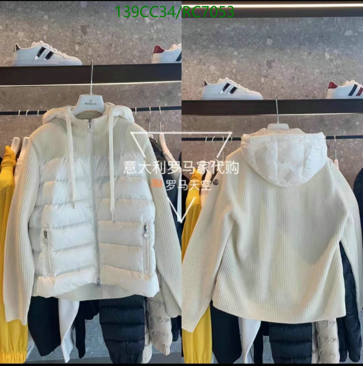 Moncler-Down jacket Women Code: RC7053 $: 139USD