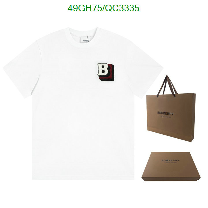 Burberry-Clothing Code: QC3335 $: 49USD