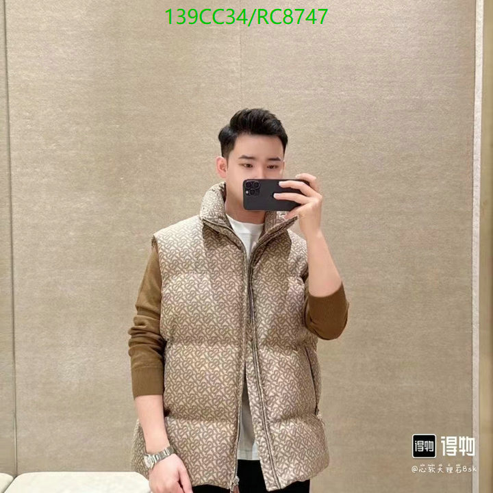 Burberry-Down jacket Men Code: RC8747 $: 139USD